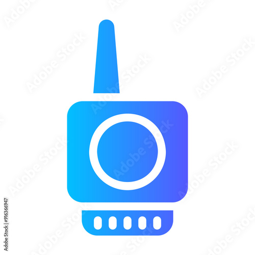 walkie talkie Gradient icon photo