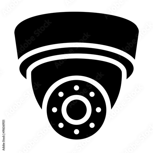security camera Solid icon