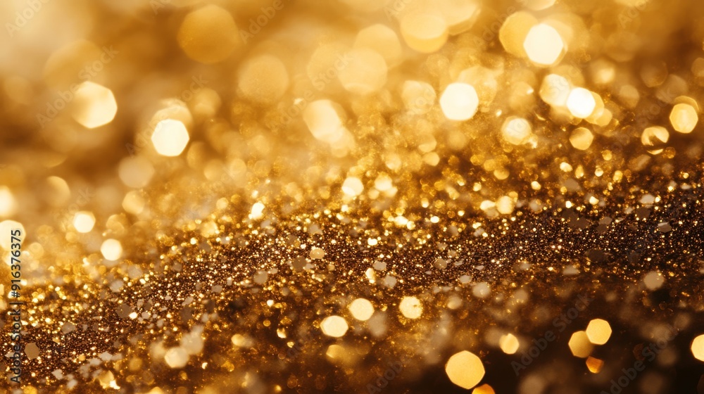 Gold glitter background Gold glitter background