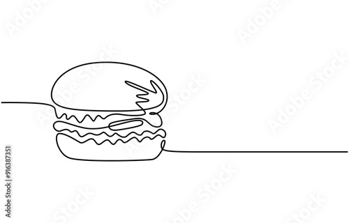 World food day holiday concept with earth or globe and plate, knife and fork. Single line art with text Food Day. Single one line drawing World food day concept Continuous line draw design graphic vec