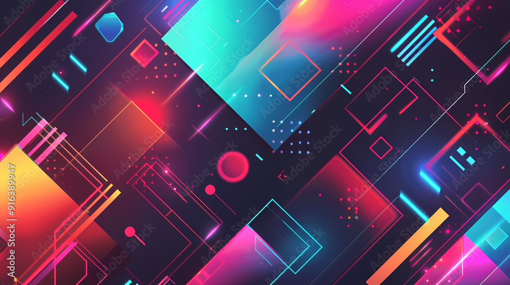 Abstract geometric pattern background with a modern sense of technology Abstract geometric pattern background with a modern sense of technology