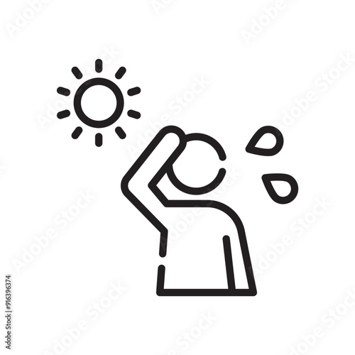 熱中症　紫外線対策　暑い