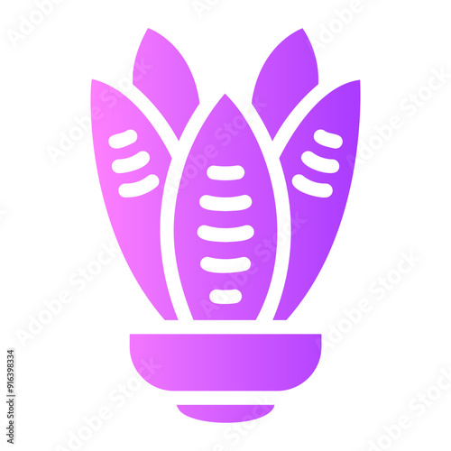 sansviera liberica Gradient icon