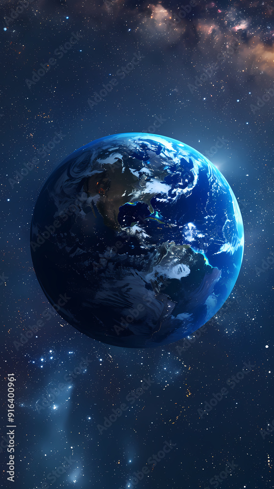 Spectacular view of Earth from space Spectacular view of Earth from space