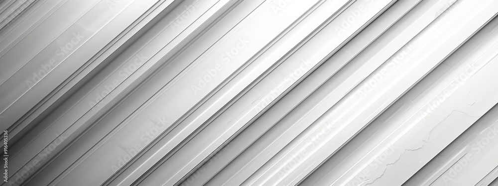 Modern minimalist white background with thin diagonal stripes.