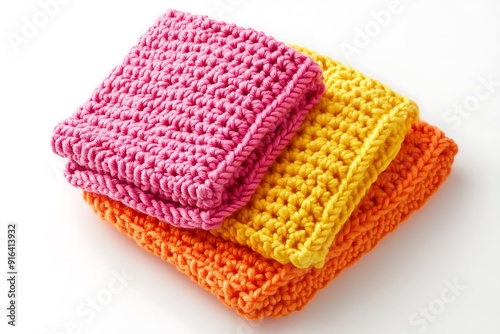Bath towel. Isolated
