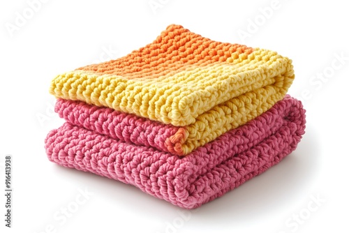 Bath towel. Isolated