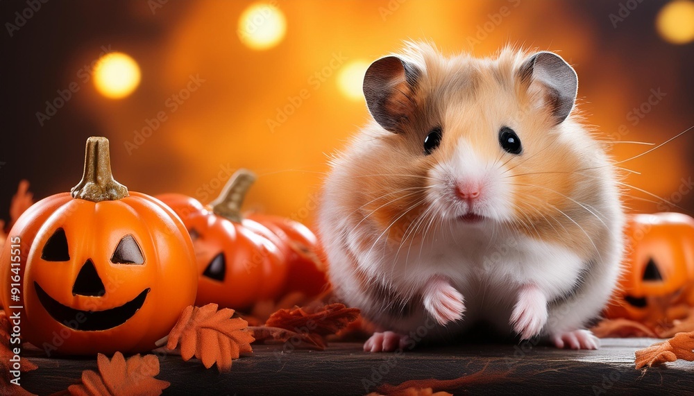 ハムスターとハロウィーンとコピースペース(Hamster and halloween and copy space)
ハムスターとハロウィーンとコピースペース(Hamster and halloween and copy space)