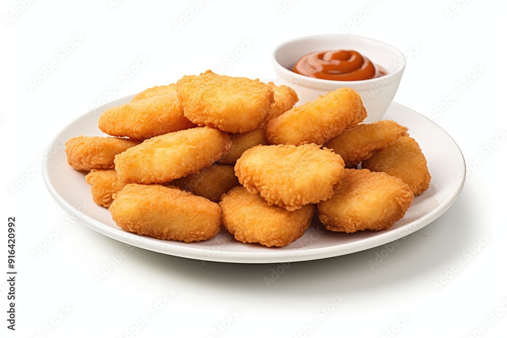 Swift Chicken Nuggets , white background. Swift Chicken Nuggets , white background.