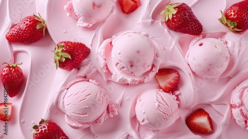 Strawberry Ice Cream Delight