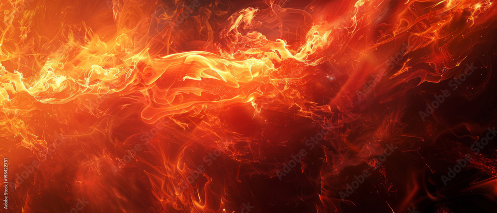 Flames in the air against a background create a high-definition visual effect. Flames in the air against a background create a high-definition visual effect.