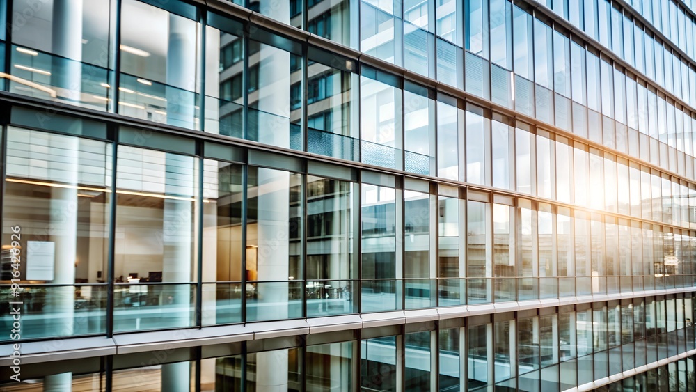 Blurred glass wall of modern business office building at the business center use for background in business concept. Blur corporate business office Blurred glass wall of modern business office building at the business center use for background in business concept. Blur corporate business office