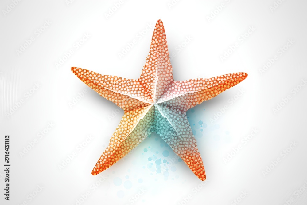 red star fish made by midjourney red star fish made by midjourney