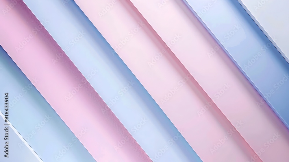 Fototapeta premium Abstract Background, pastel stripes in a minimalist arrangement, soft colors and clean lines