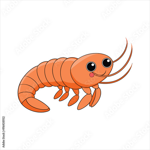 Shrimp vector illustration