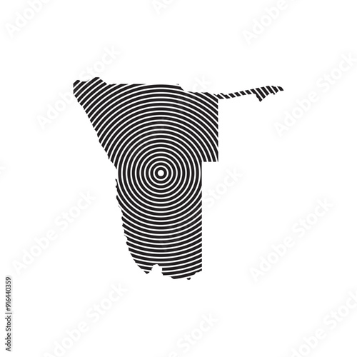 Namibia map icon