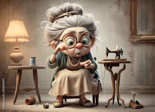 Ternura Ancestral: Abuelitas en el Arte de Coser