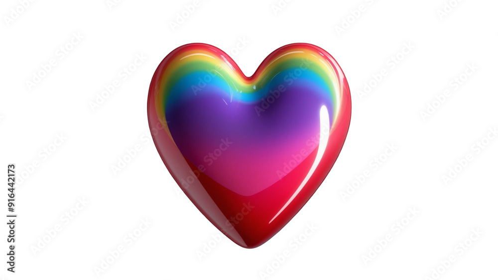 Rainbow Gradient Heart Clipart clean png Rainbow Gradient Heart Clipart clean png