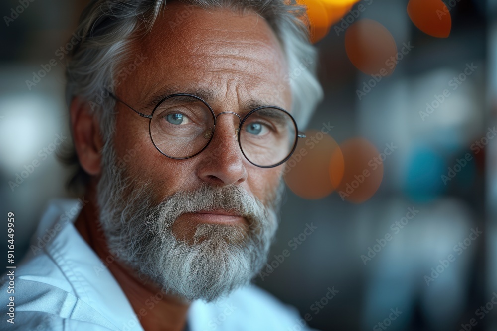 Photo portrait of a man university professor Photo portrait of a man university professor