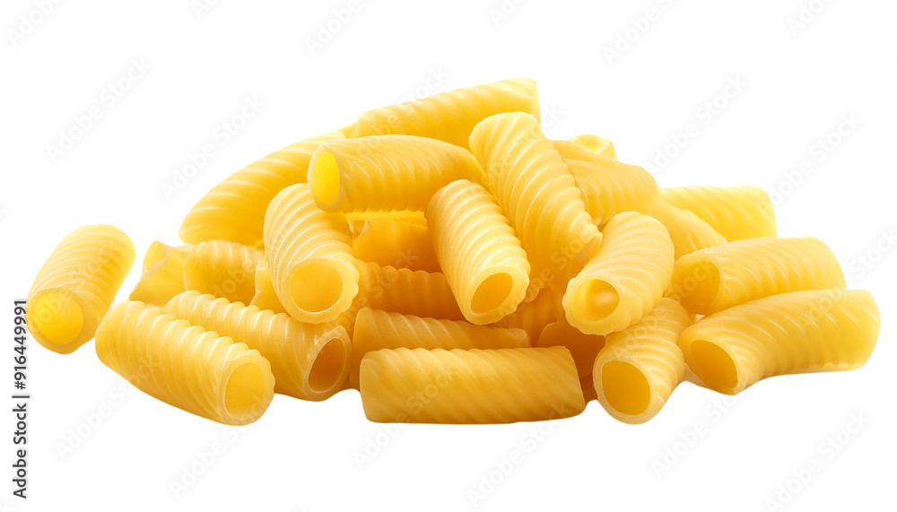 A close-up of uncooked pasta in a spiral shape, perfect for various culinary uses and recipes. Ideal for food-related projects.