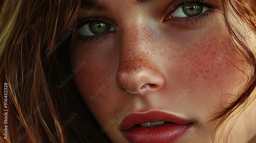 Ethereal Beauty: Realistic Portrait in Low Light. Generative AI Ethereal Beauty: Realistic Portrait in Low Light. Generative AI