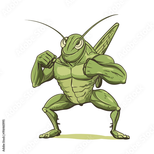 vector illustration icon about muscular animals