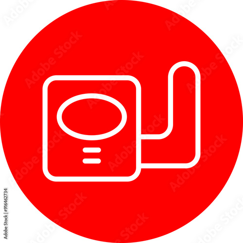 Water Wings Vector Line White Circle Red