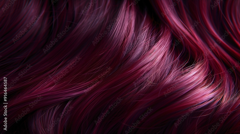 darkest cool sangria hair color and texture. 