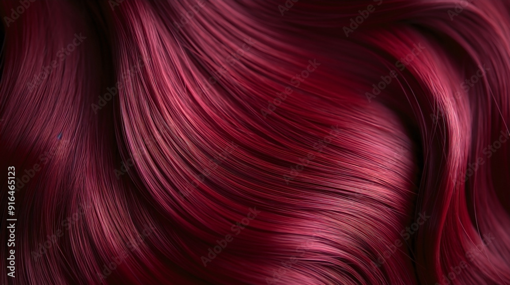the vibrant burgundy cherry red hair color and texture. the vibrant burgundy cherry red hair color and texture.