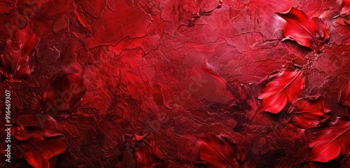 Abstract Background, ruby red with layered, textured tones, providing a rich and dynamic visual experience.