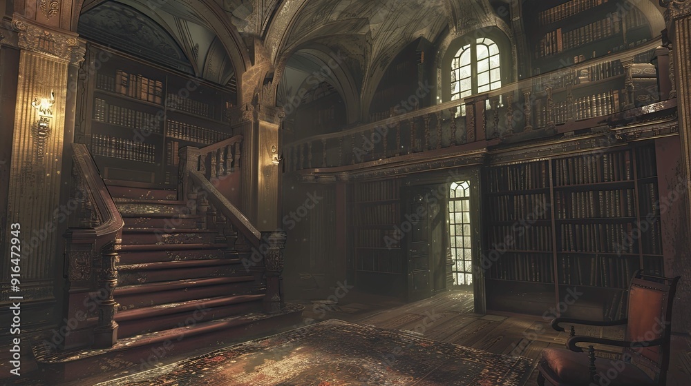 Fireplace in the old house