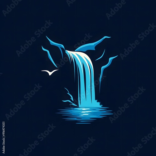 waterfall logo