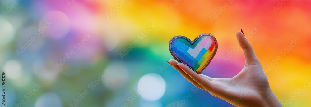 Pride month lgbt gay flag rainbow background lgbtq day poster. Month ...