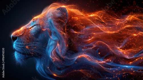Lion of Fire and Ice
