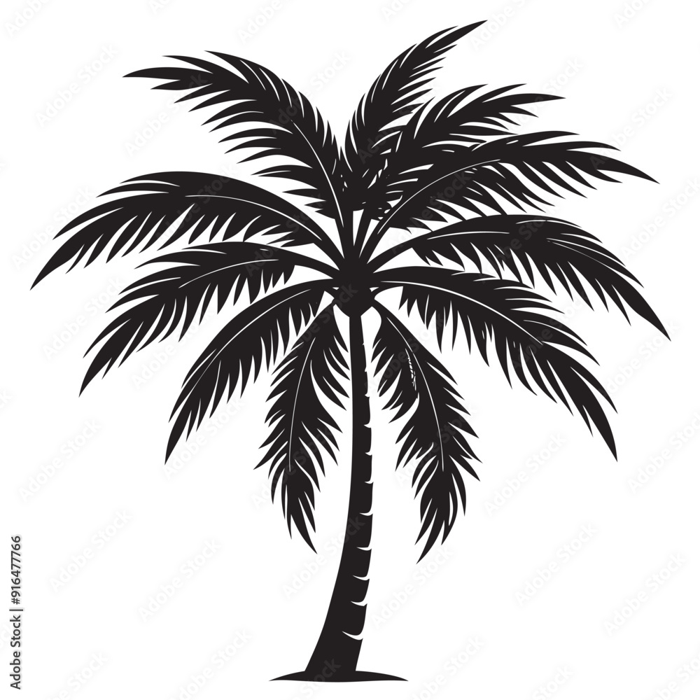 Obraz premium palm tree illustration