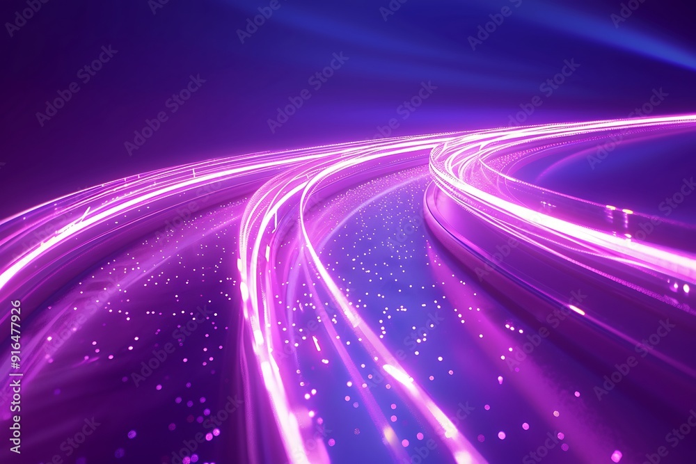 Abstract Purple Light Trails Abstract Purple Light Trails