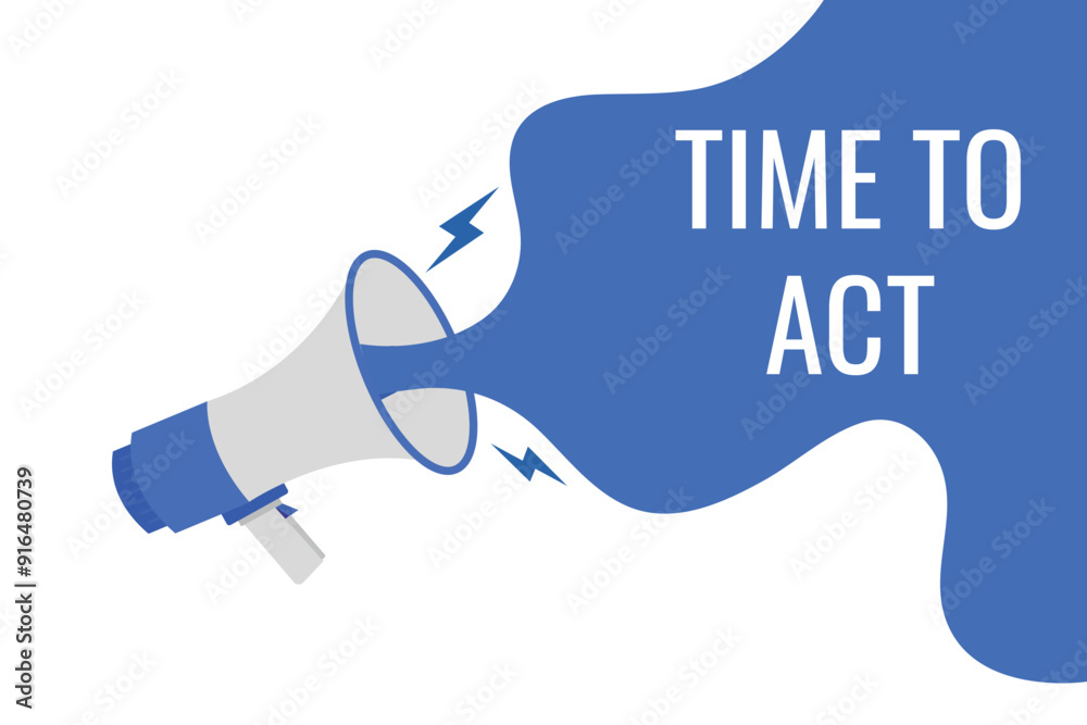 time to act button, banner, label, template for website. time to act text with colorful megaphone icon
time to act button, banner, label, template for website. time to act text with colorful megaphone icon