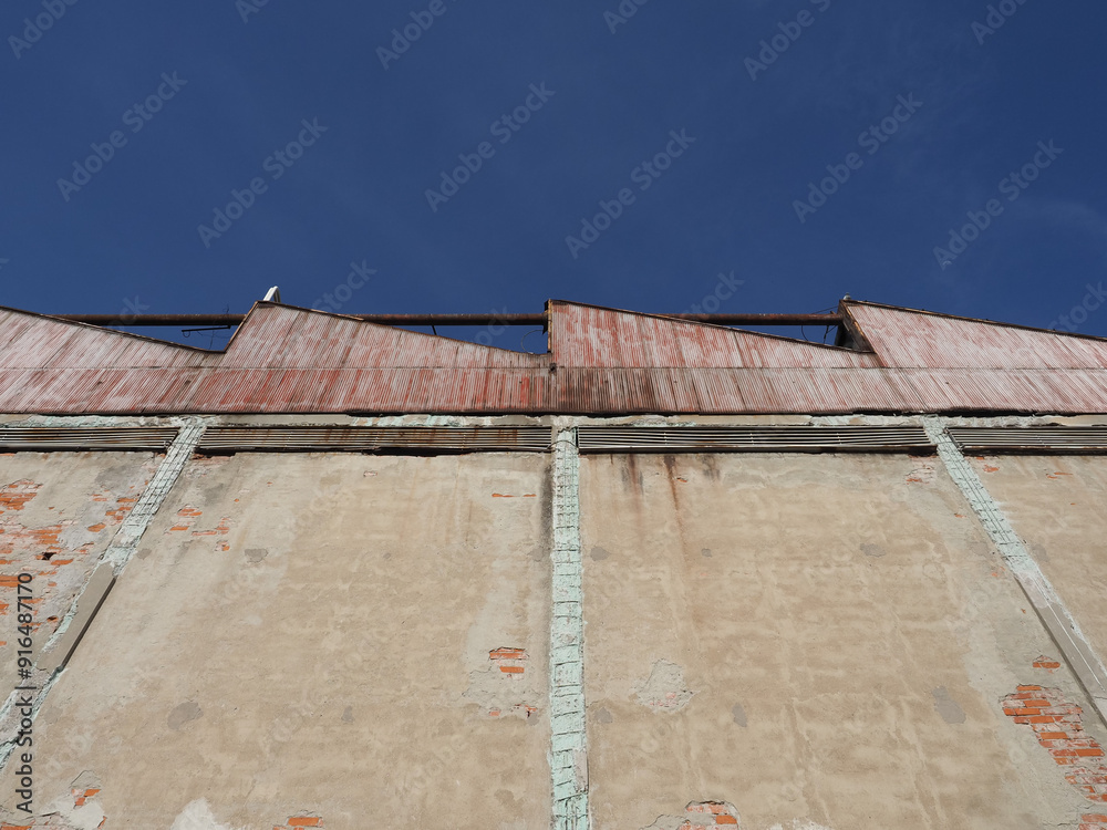 Fototapeta premium abandoned factory ruins
