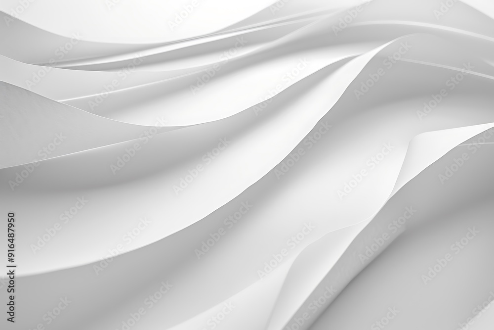 Abstract White Swirling Pattern Abstract White Swirling Pattern
