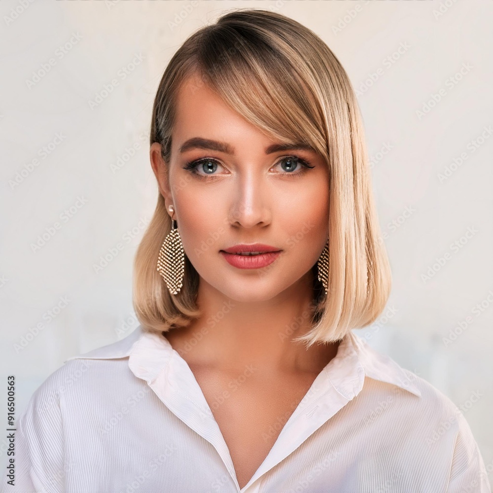 portrait of a beautiful woman, AI generated