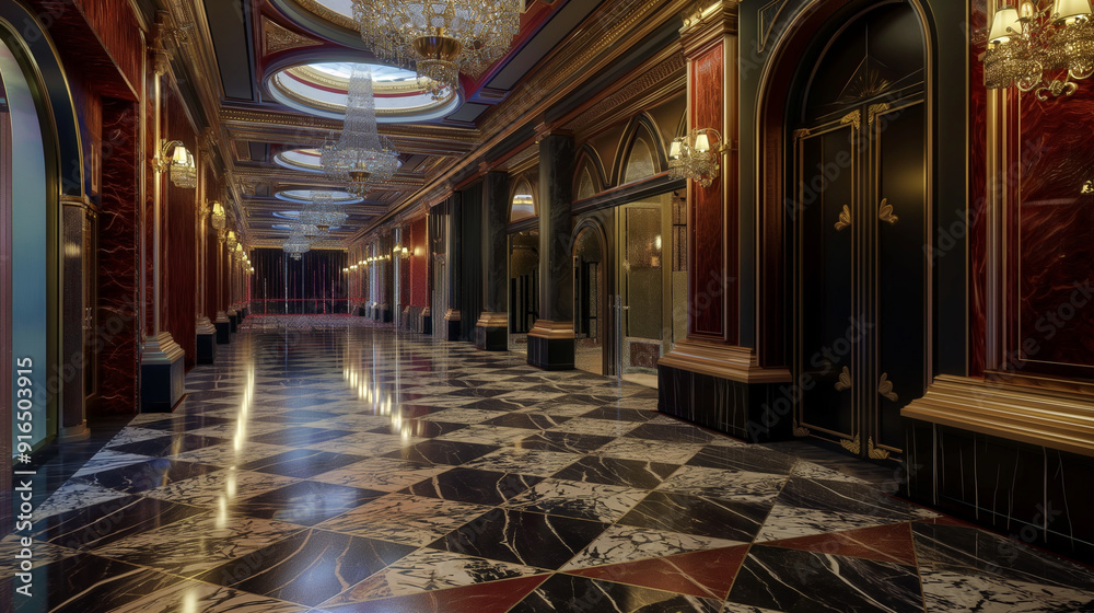 Obraz premium Interior of a hotel