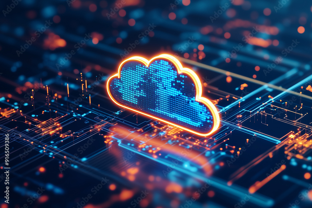 IoT, Internet of Things, cloud computing, data transfer concept. IoT, Internet of Things, cloud computing, data transfer concept.