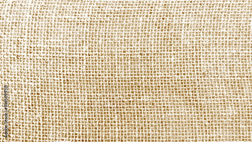 Jute pattern, rough burlap texture, canvas coarse cloth, brown woven rustic bagging. Natural hessian beige textile texture. Burlap sack background and texture