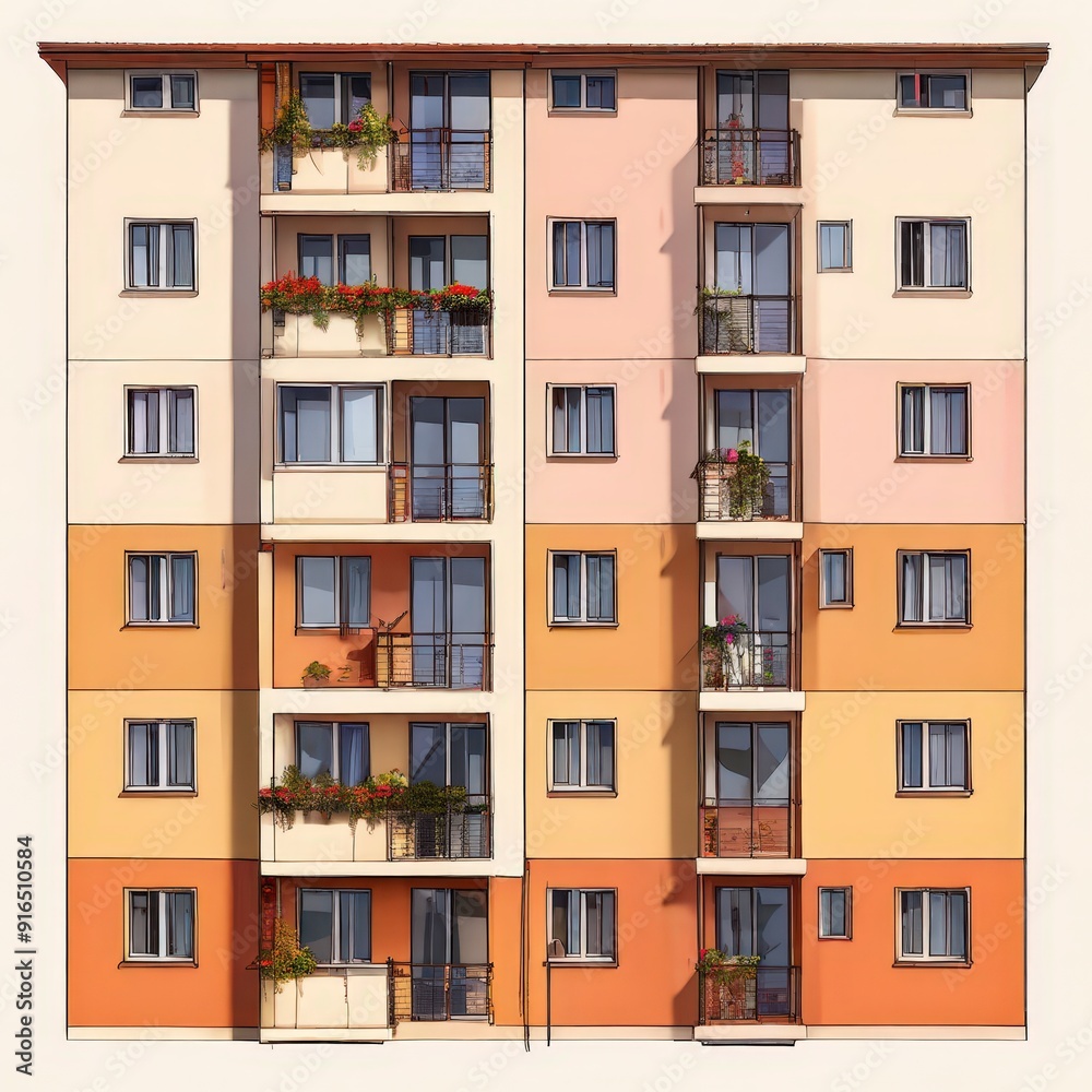 the AI Image Generator, Construction of residential building the AI Image Generator, Construction of residential building