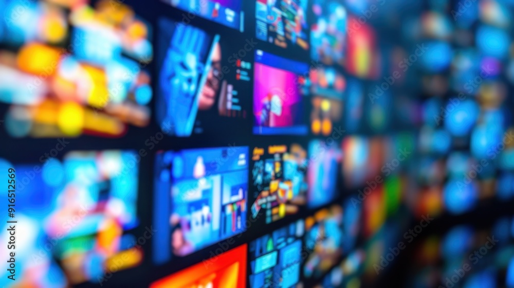 Television: Medium for transmitting visual and audio content via channels, featuring diverse programming such as news, entertainment, sports, and educational shows.
Television: Medium for transmitting visual and audio content via channels, featuring diverse programming such as news, entertainment, sports, and educational shows.