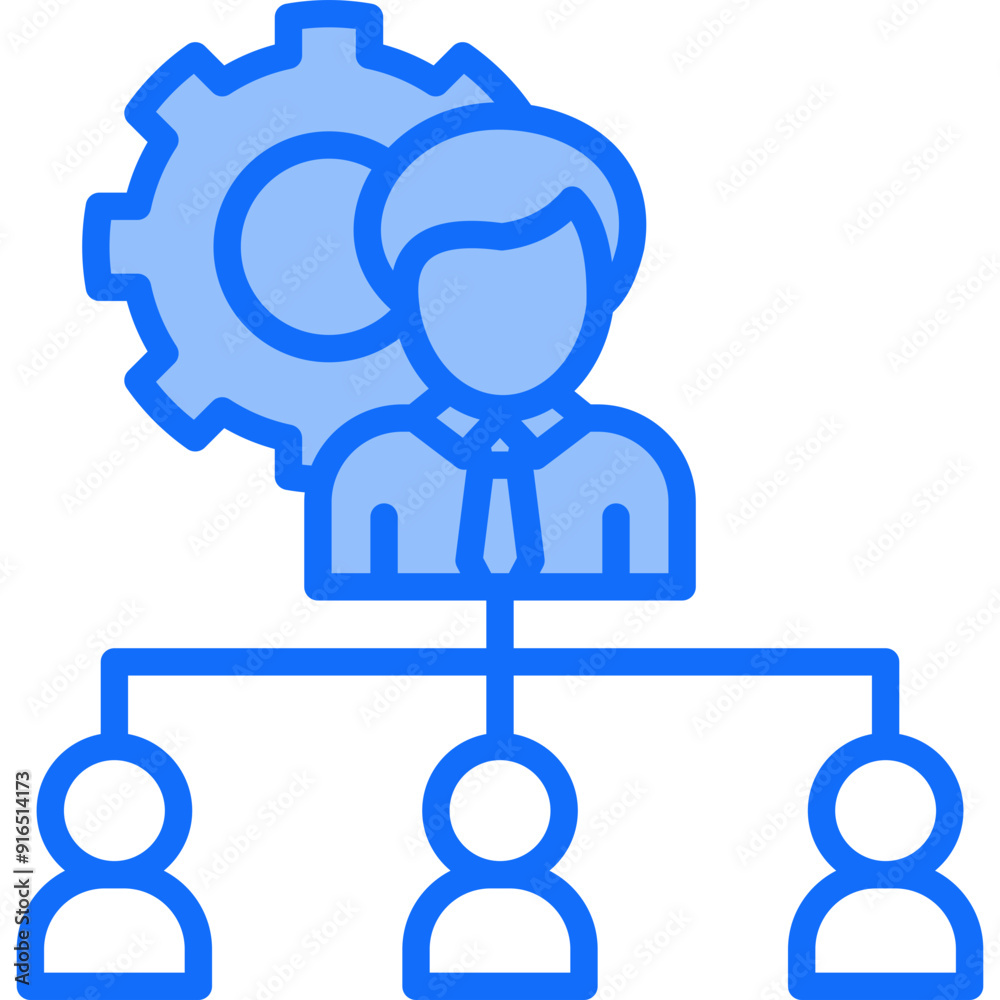Organization Structure Icon Organization Structure Icon