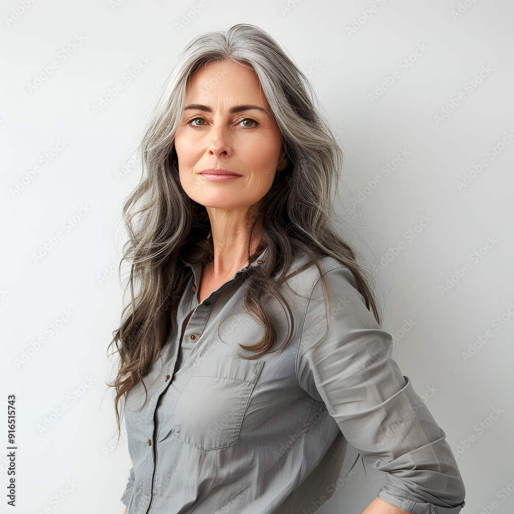 Beautiful Mature European woman close up portrait. Beautiful gorgeous 40-50s mid aged mature lady looking at camera isolated on white. Beautiful Mature European woman close up portrait. Beautiful gorgeous 40-50s mid aged mature lady looking at camera isolated on white.