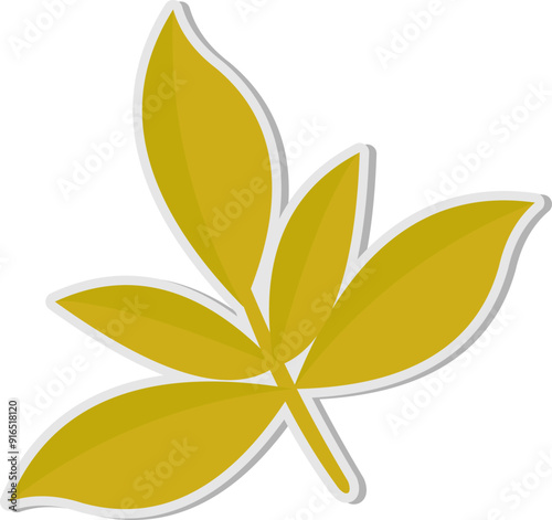 Autumn Leaf Sticker