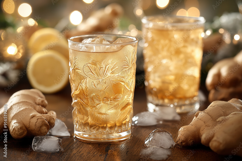 Ginger cocktail