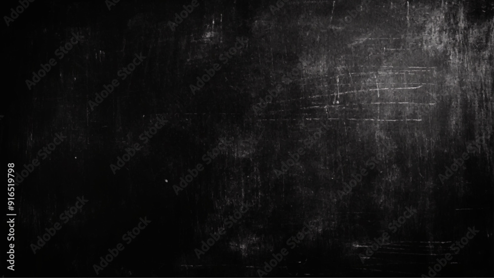 Naklejka premium Abstract grunge black and white distressed texture background, Dark black stone texture background